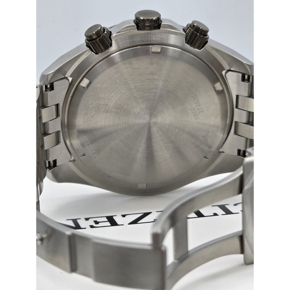 CITIZEN Collection Eco-Drive E820-R014803 Black Tachymeter Perpetual - NEEDS BAT - Picture 14 of 16